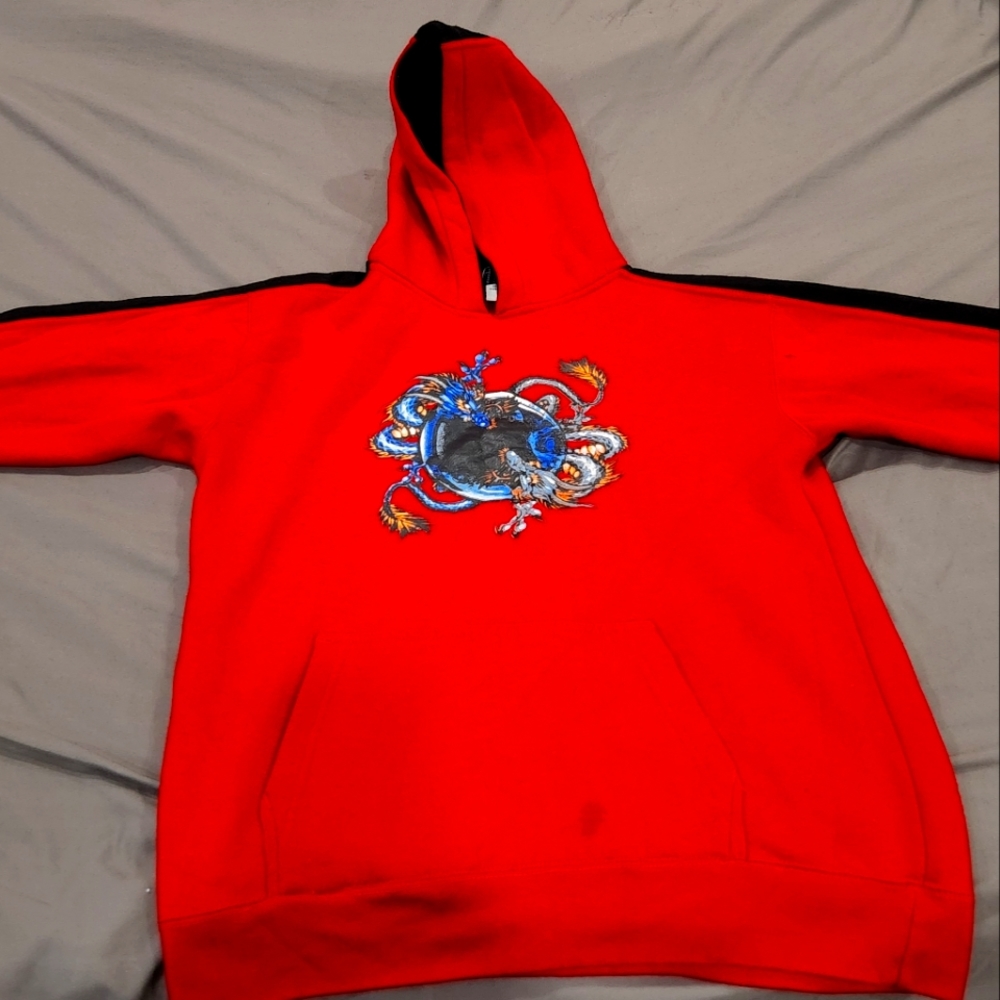 RADBOYZ Red Men Hoodie L